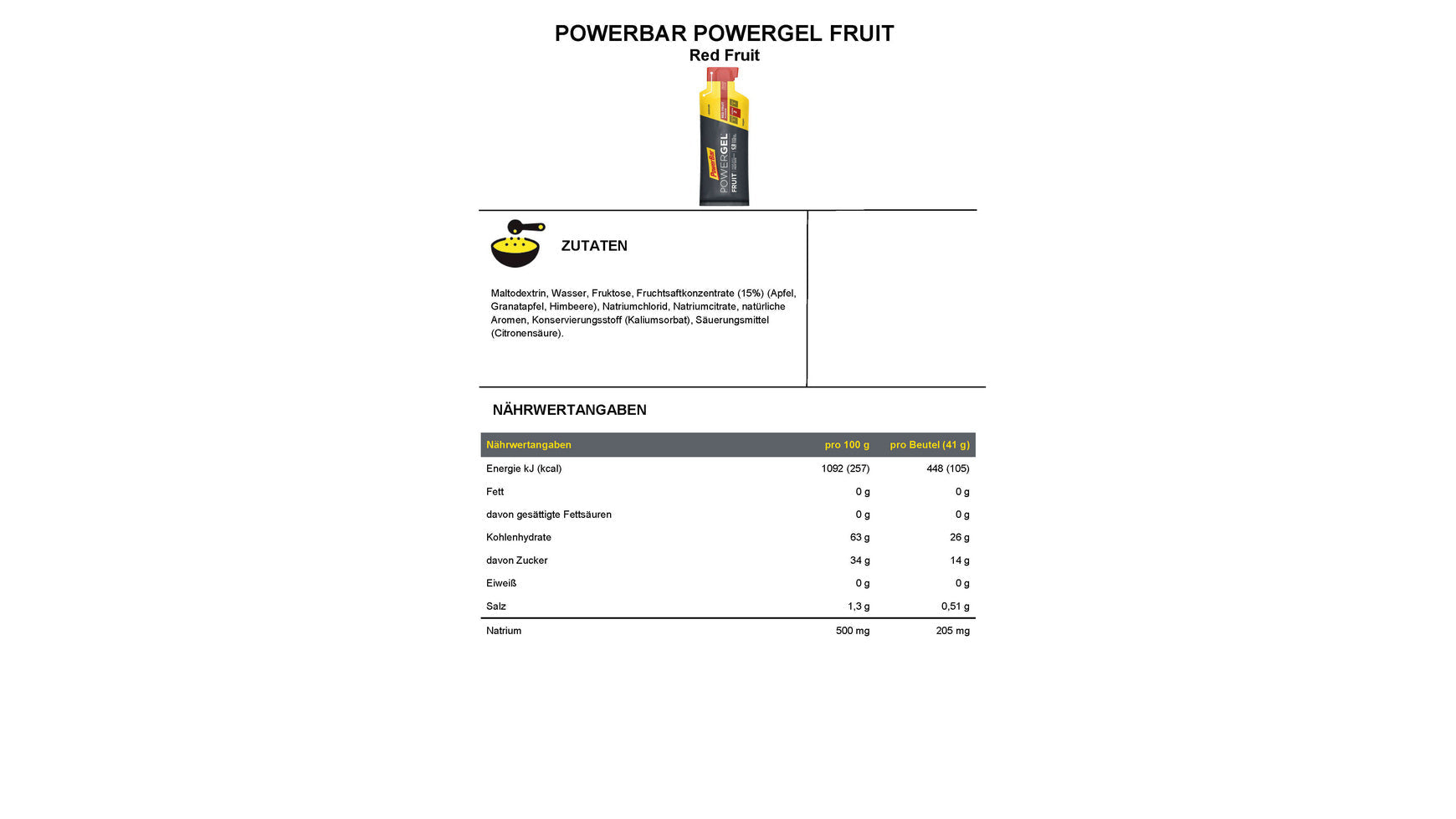 PowerBar PowerGel Multiflavour Pack